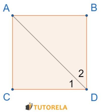 4 - Dado el cuadrado ABCD